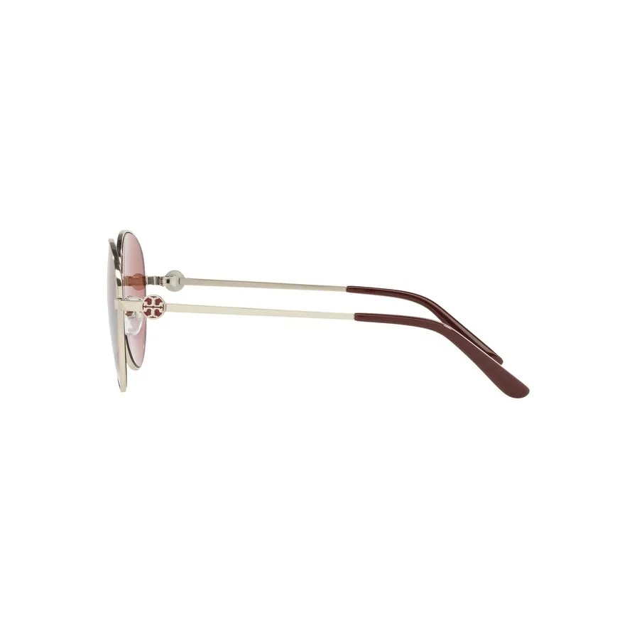 Gold Metal Frame Sunglasses Solid Bordeaux Lens sold by Zulily product image thumbnail 5