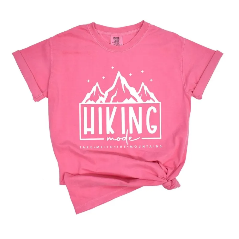 Hiking Mode Take Me To The Mountains Garment Dyed Tee sold by Zulily