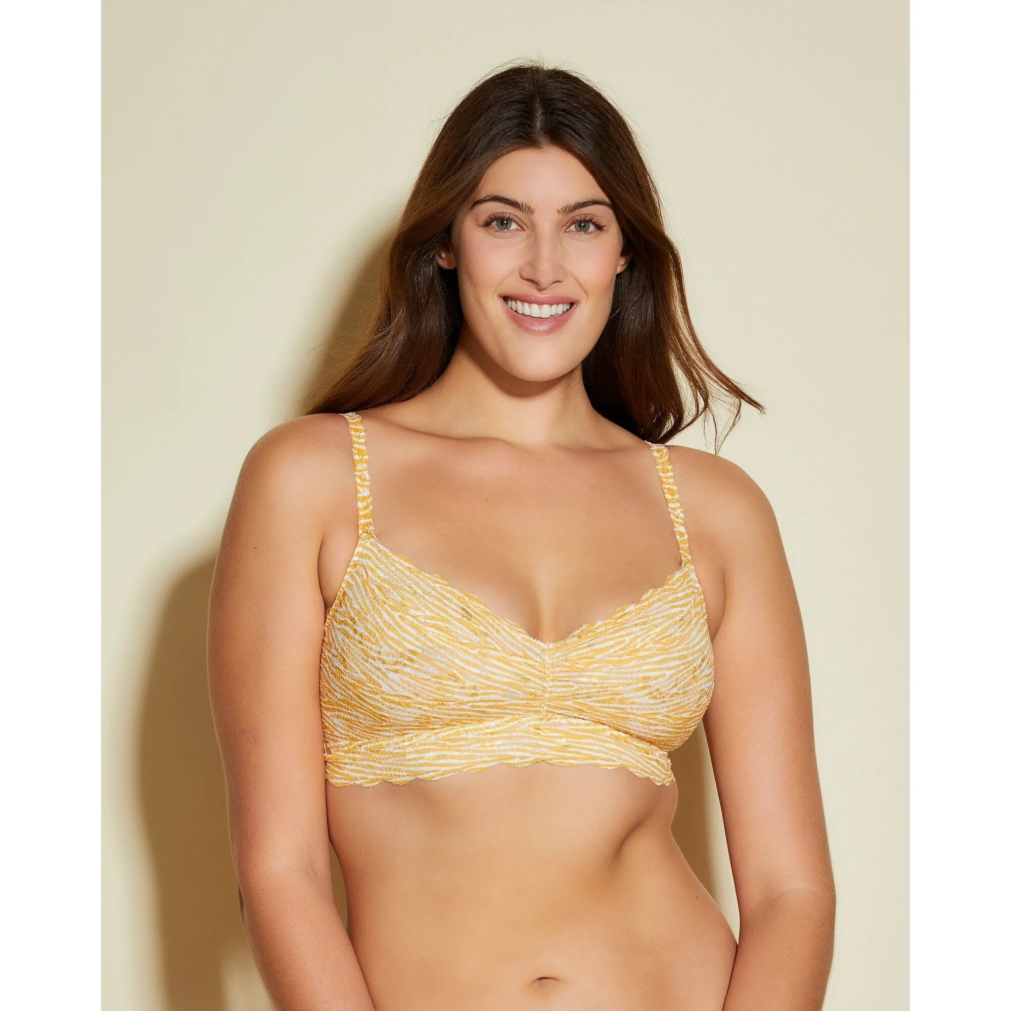 Never Say Never Beauty Printed Sweetie Bralette sold by Zulily product image thumbnail 3