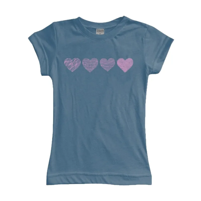 Hearts fitted tee sold by Zulily