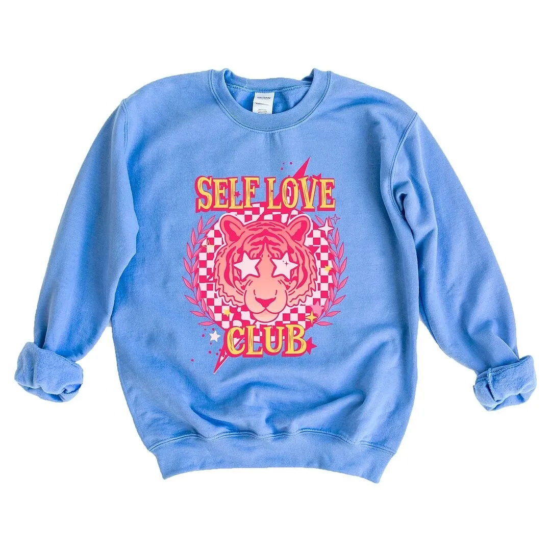 Self Love Club Tiger Graphic Sweatshirt sold by Zulily product image thumbnail 2