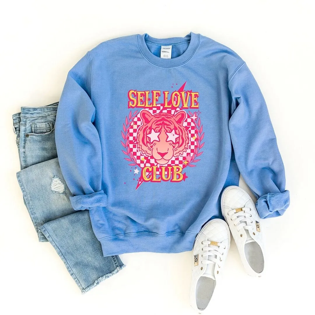 Self Love Club Tiger Graphic Sweatshirt sold by Zulily