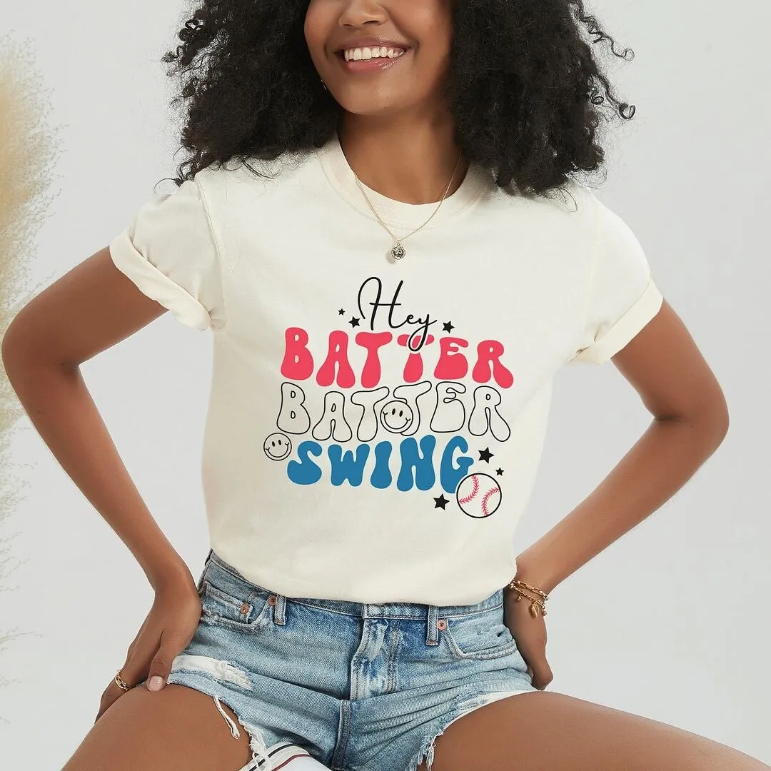 Batter Batter Red White Blue Garment Dyed Tee sold by Zulily product image thumbnail 2