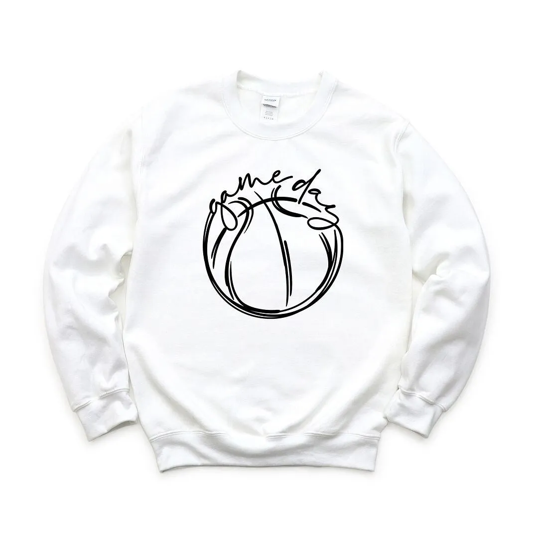Game Day Basketball Graphic Sweatshirt sold by Zulily product image thumbnail 2