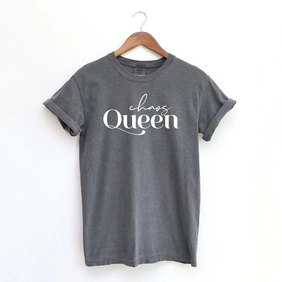Chaos Queen Garment Dyed Tee sold by Zulily product image thumbnail 2