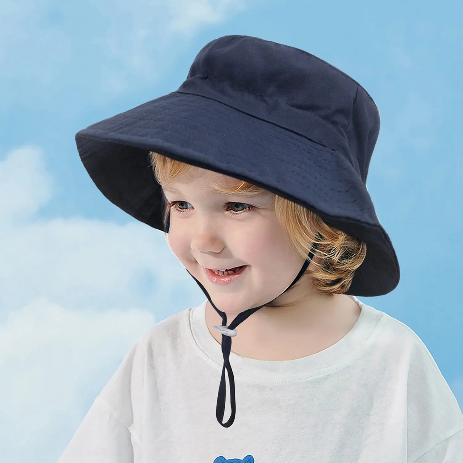 Navy Bucket Hat sold by Zulily product image thumbnail 3