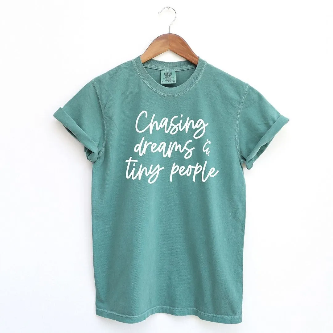 Chasing Dreams And Tiny People Garment Dyed Tee sold by Zulily product image thumbnail 2