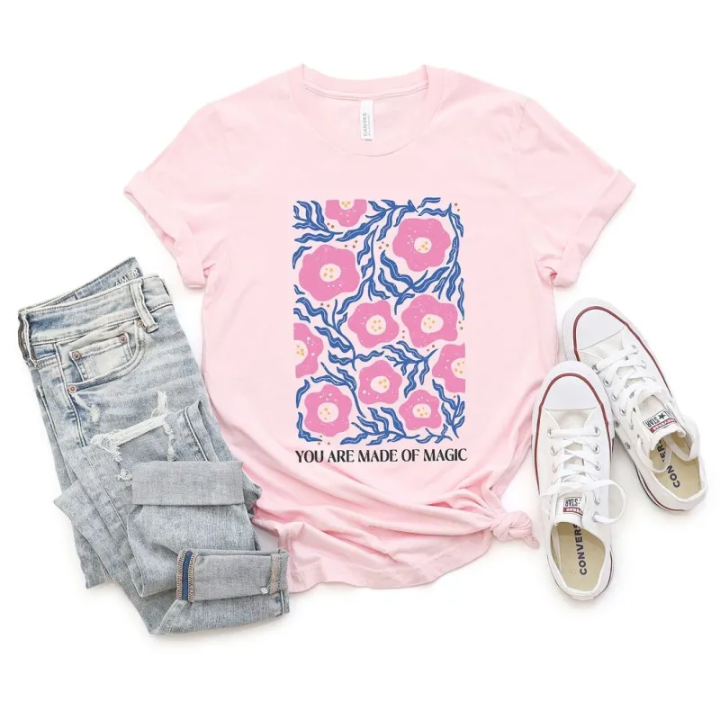 Boho Made Of Magic Short Sleeve Crewnneck Tee sold by Zulily