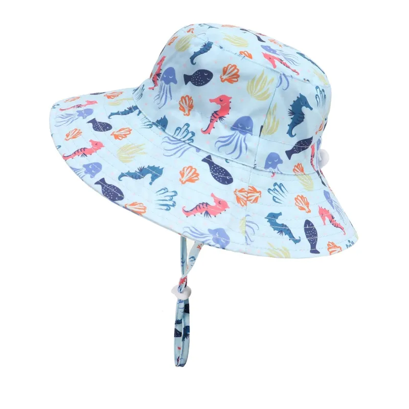 Light Blue Underwater World Bucket Hat sold by Zulily