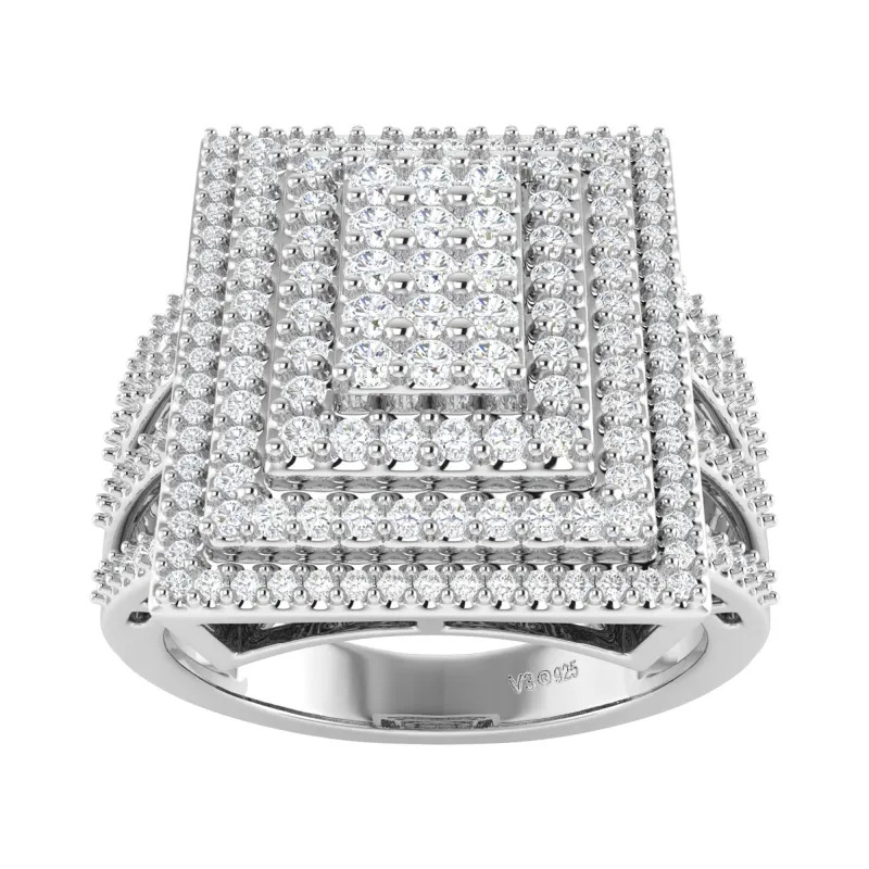 Sterling Silver 1.00 CTTW Natural White Diamond Ring sold by Zulily