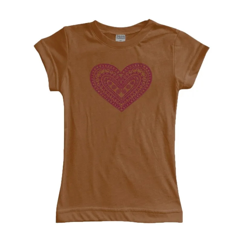 Henna Heart fitted tee sold by Zulily