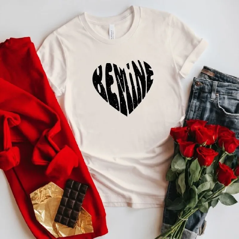 Be Mine Distressed Heart Short Sleeve Crewnneck Tee sold by Zulily