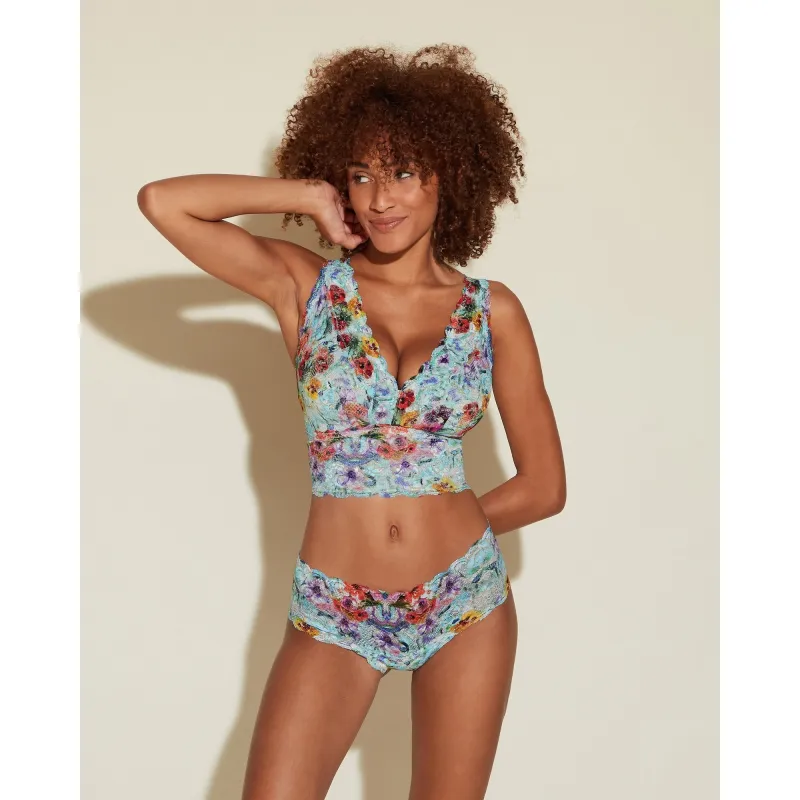 Never Say Never Printed Curvy Plungie Bralette sold by Zulily