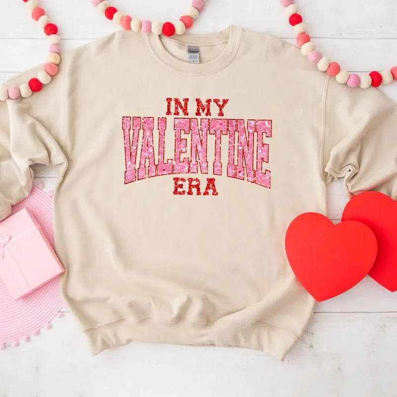 In My Valentine Era Graphic Sweatshirt sold by Zulily