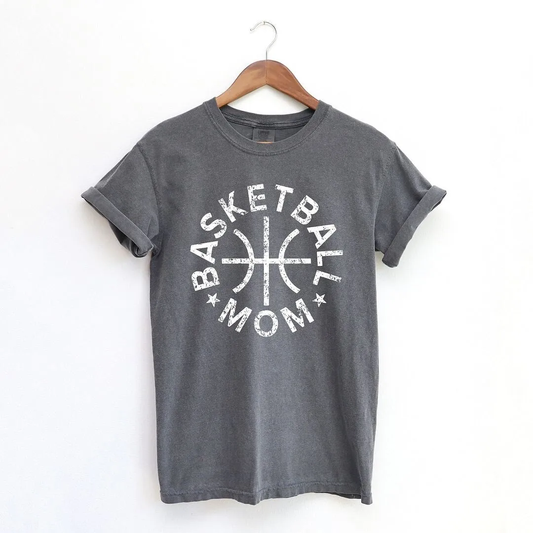Basketball Mom Distressed Garment Dyed Tee sold by Zulily product image thumbnail 2