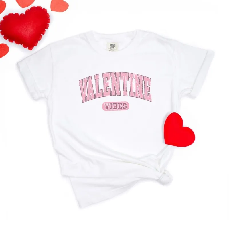 Valentine Vibes Distressed Garment Dyed Tee sold by Zulily