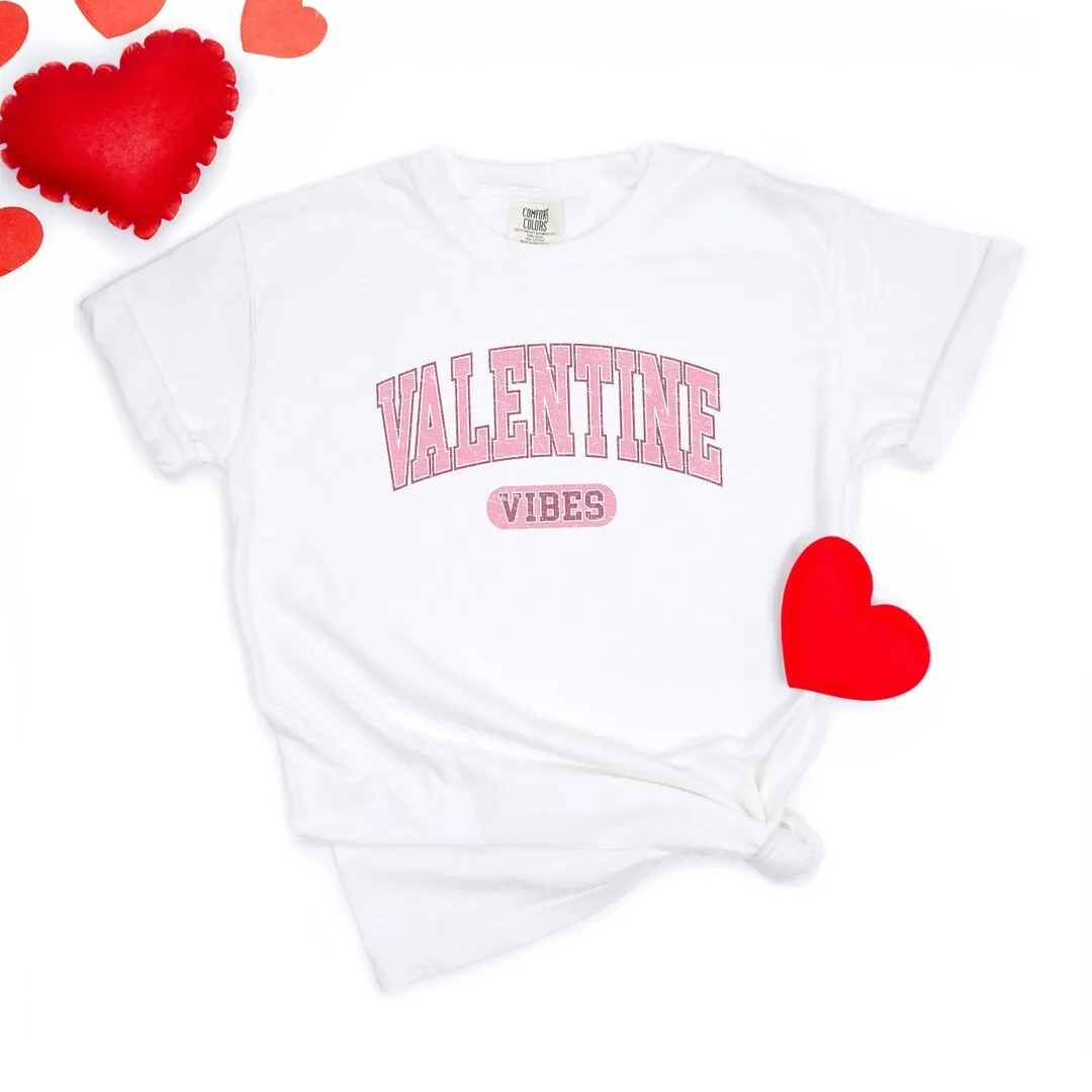 Valentine Vibes Distressed Garment Dyed Tee sold by Zulily
