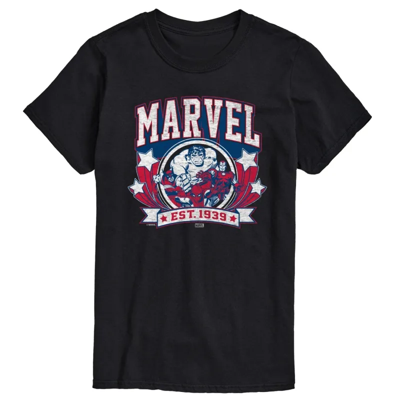 Men's Marvel Collegiate Americana Short Sleeve Tee sold by Zulily