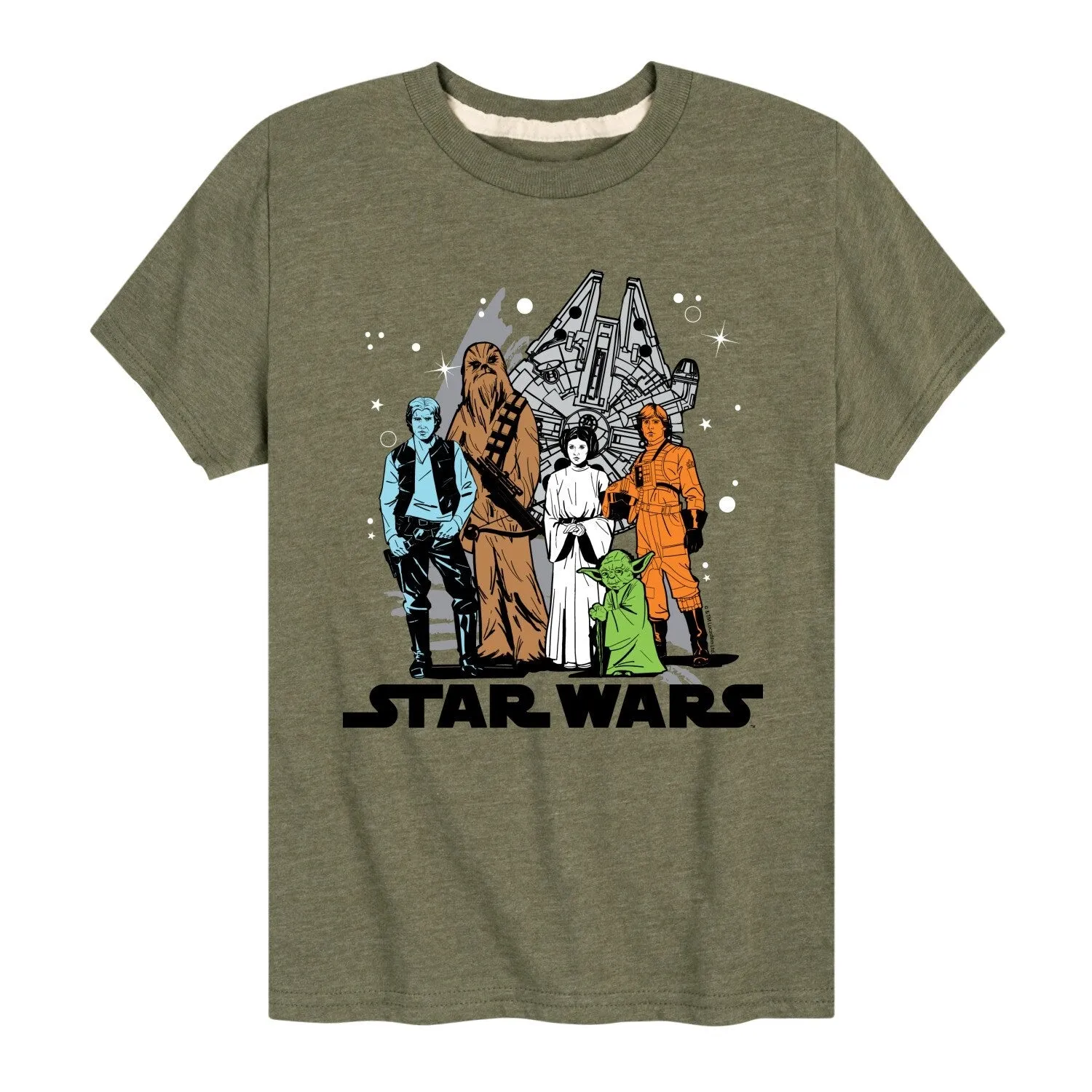 Boy's Star Wars Group Short Sleeve Tee sold by Zulily