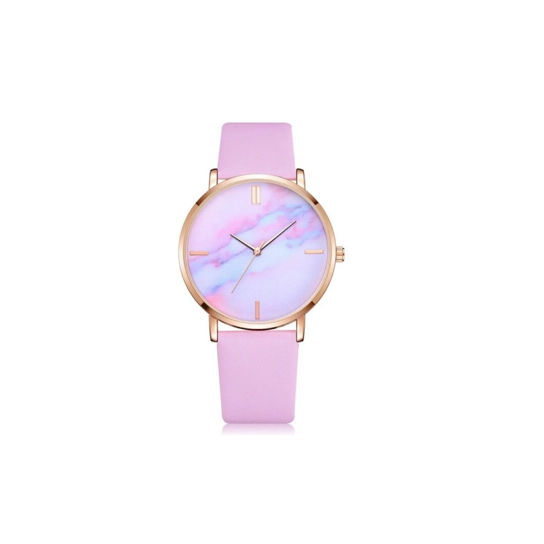 Pink Goldtone Marbled Watch sold by Zulily product image thumbnail 2
