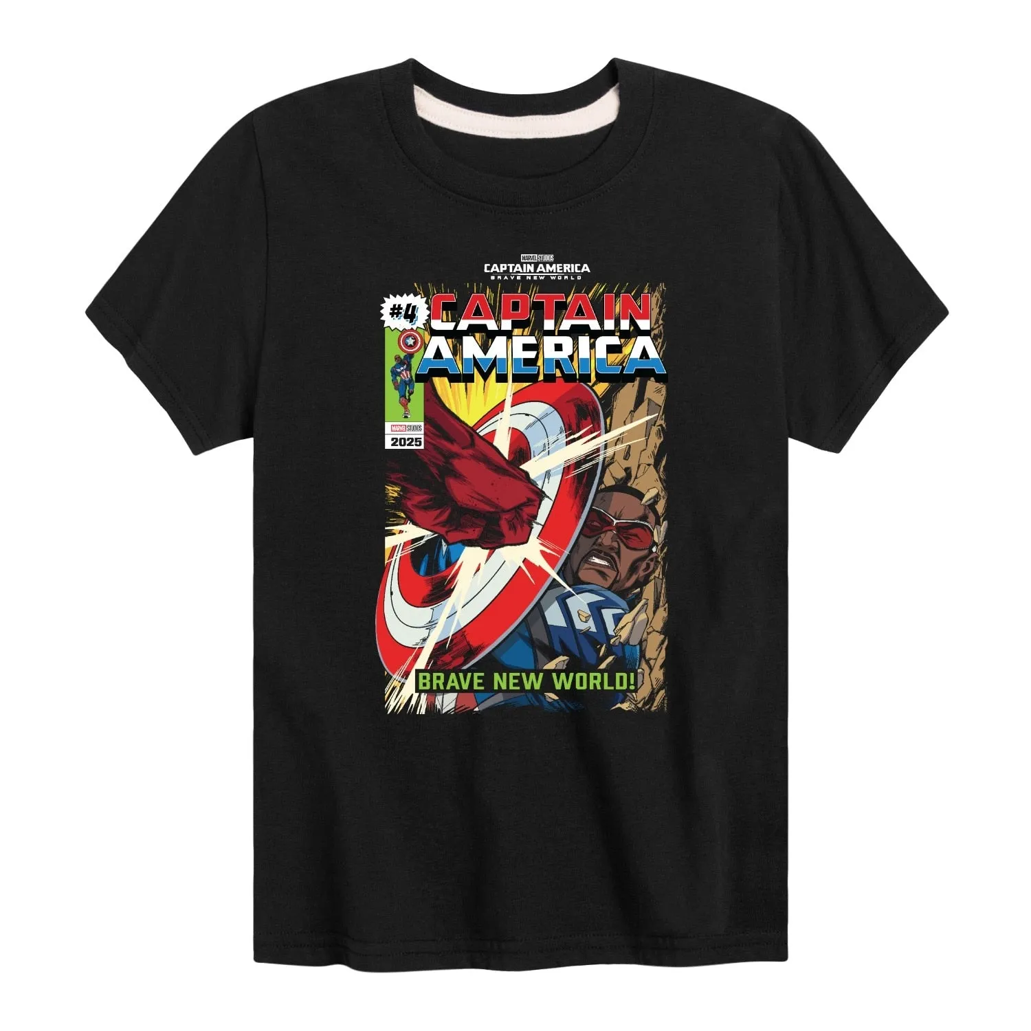 Boys Captain America: Brave New World Issue 4 Short Sleeve Tee sold by Zulily