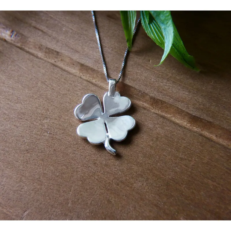 Vera & Co. Sterling Silver Clover Pendant Necklace sold by Zulily