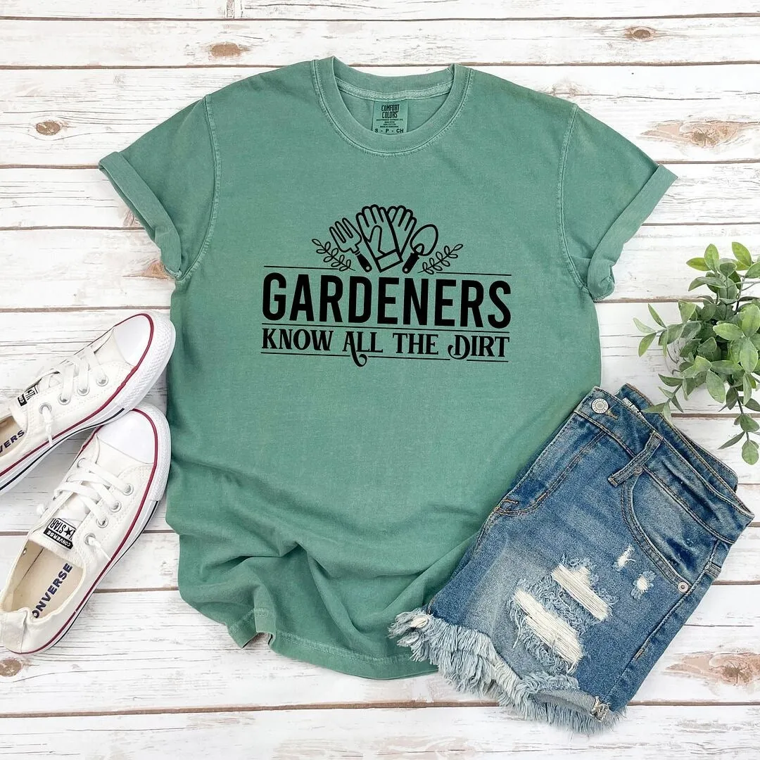 Know All The Dirt Garment Dyed Tee sold by Zulily