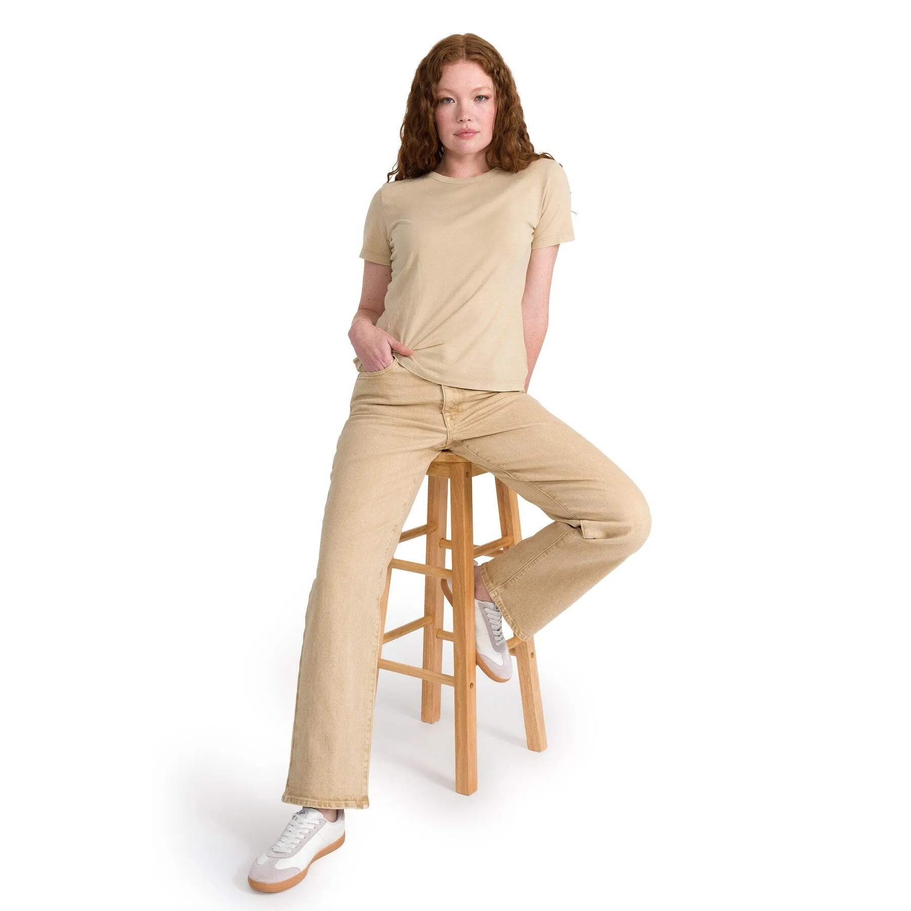 Crew Neck Tee sold by Zulily