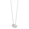 Curata 925 Sterling Silver Lobster Closure Polished Heart Necklace - 18" sold by Zulily