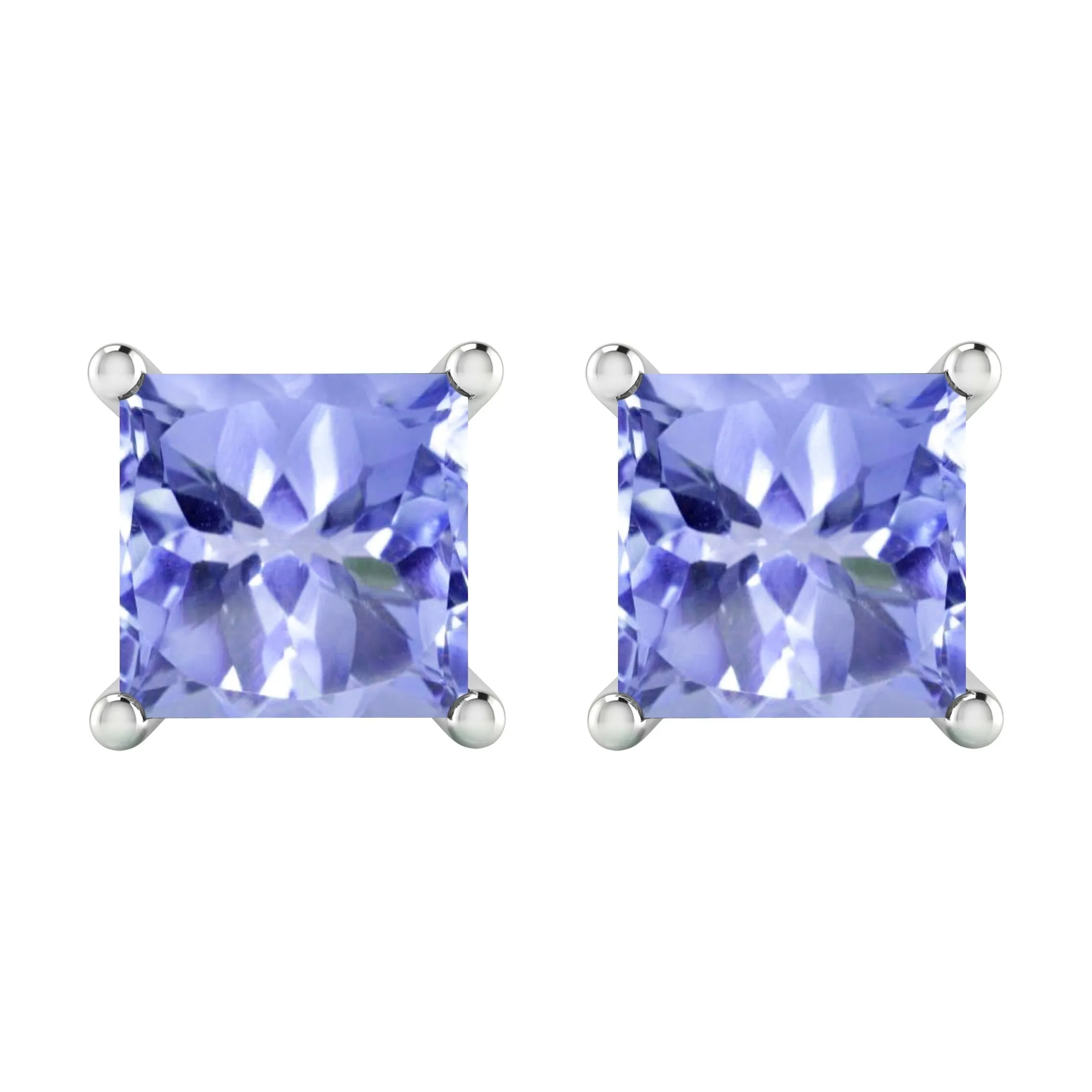 V3 Jewelry Sterling Silver with Natural Tanzanite Stud Earrings sold by Zulily product image thumbnail 2