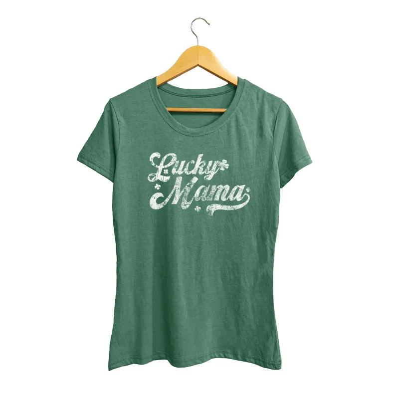 Lucky Mama women's fitted tee sold by Zulily