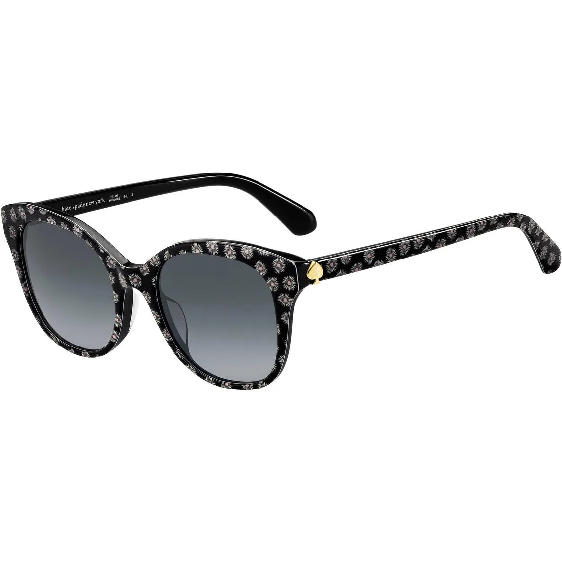Black Pattern Cateye Women's Plastic Sunglasses sold by Zulily
