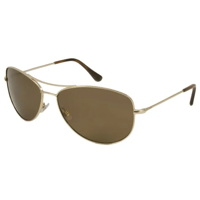 Gold Pilot Women's Metal Polarized Sunglasses sold by Zulily product image thumbnail 4