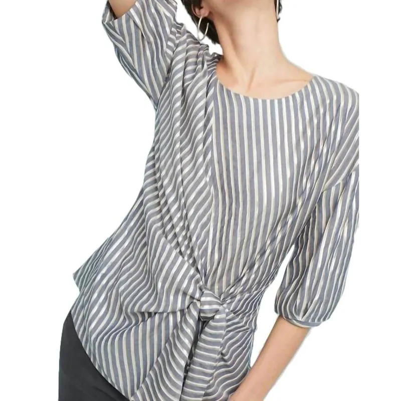 Eva Franco - Yang Top Front Tie Blouse sold by Zulily