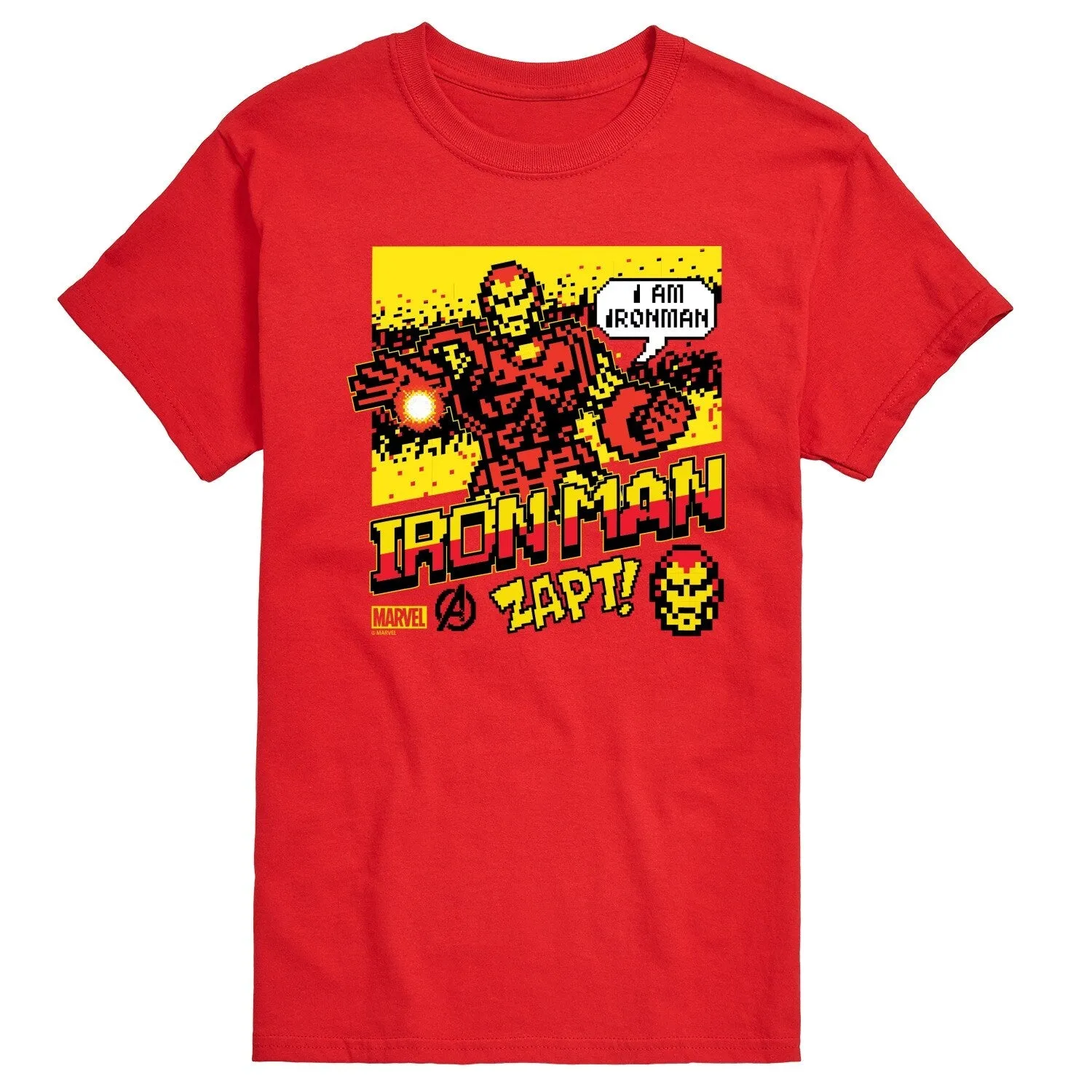 Men's Iron Man 8 Bit Short Sleeve Tee sold by Zulily
