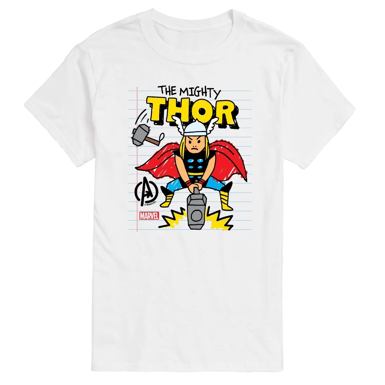 Men's Thor Sketch Short Sleeve Tee sold by Zulily