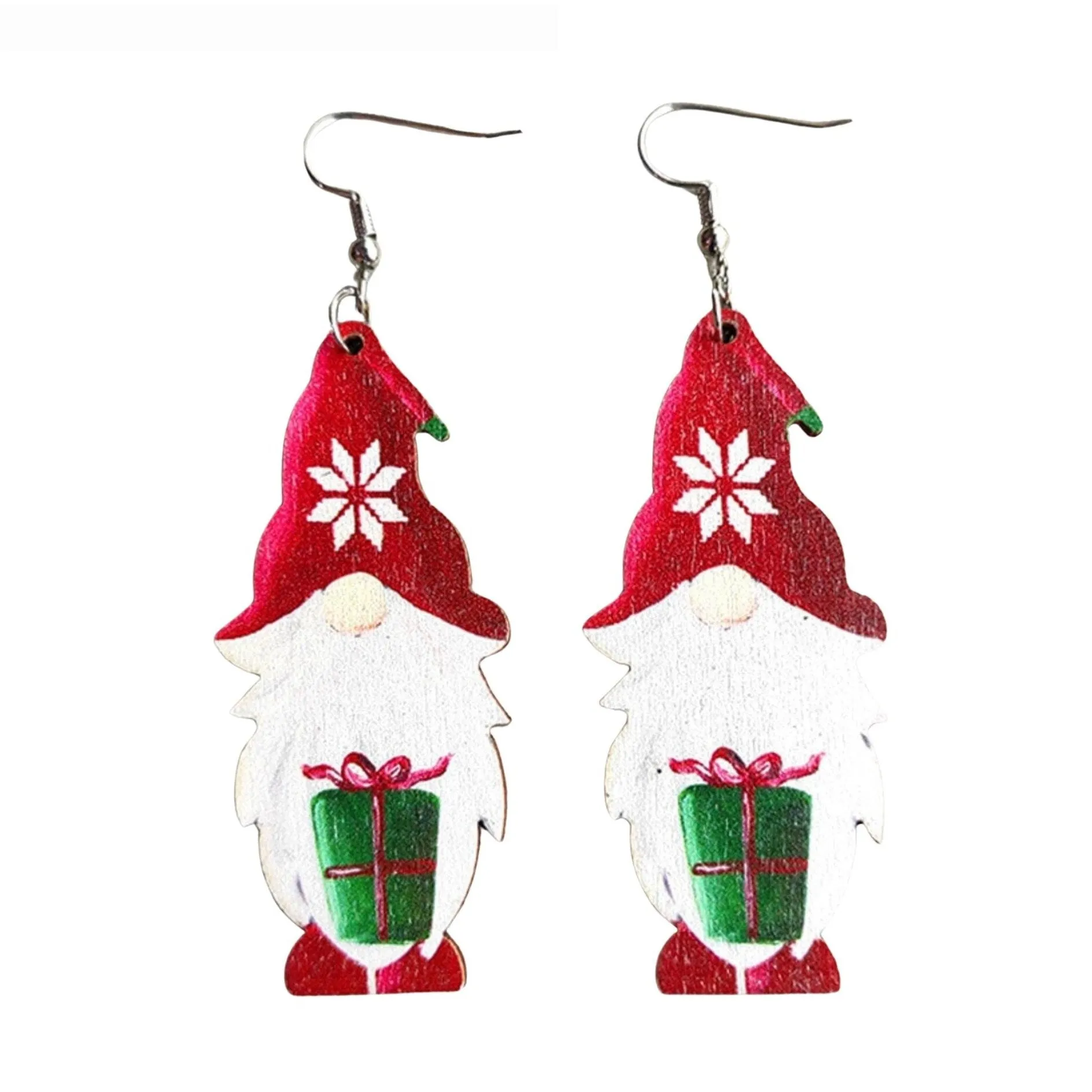 Gnome With Present & Winter Hat Drop Earrings sold by Zulily product image thumbnail 2