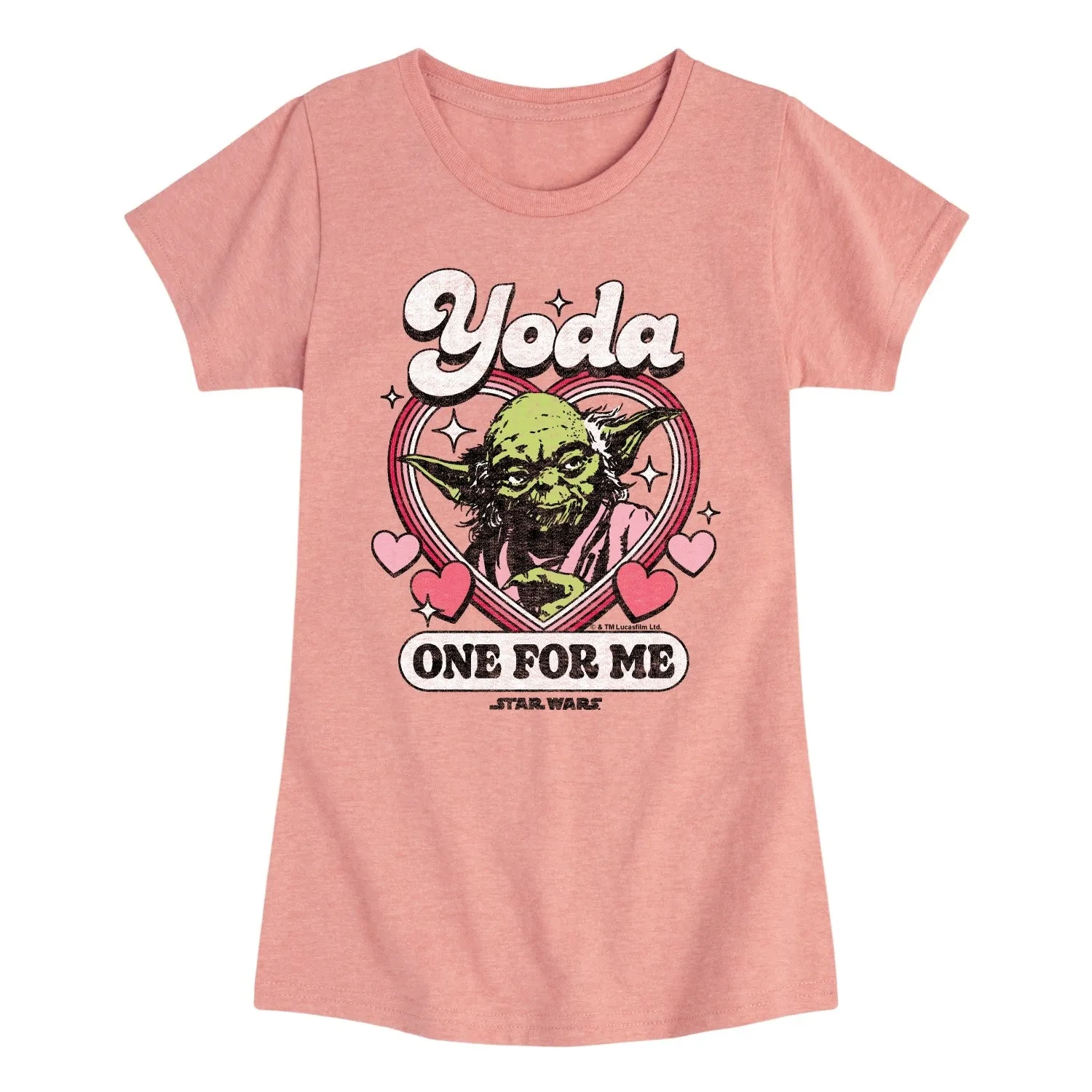 Girl's Star Wars Yoda One For Me Short Sleeve Tee sold by Zulily