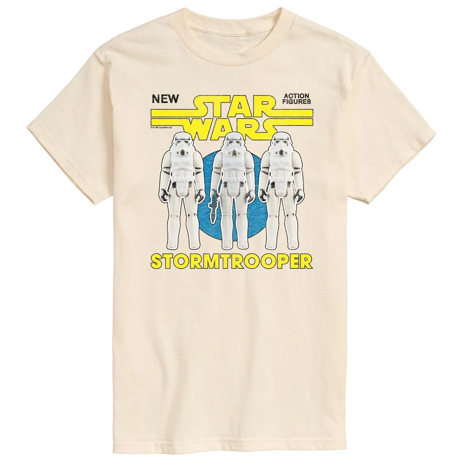 Men's Star Wars Action Figure Short Sleeve Tee sold by Zulily