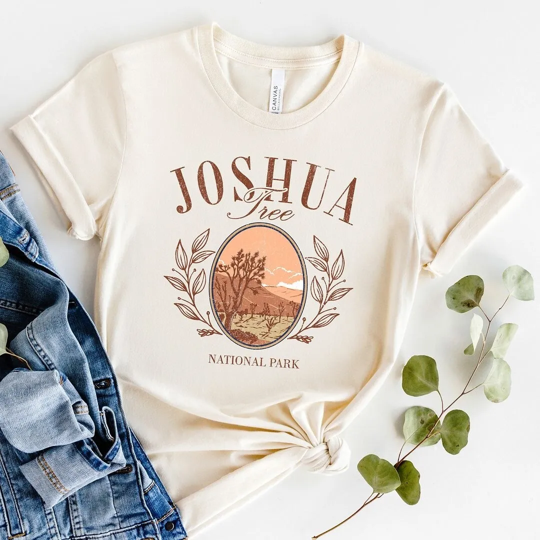 Joshua Tree Grunge Short Sleeve Crewnneck Tee sold by Zulily