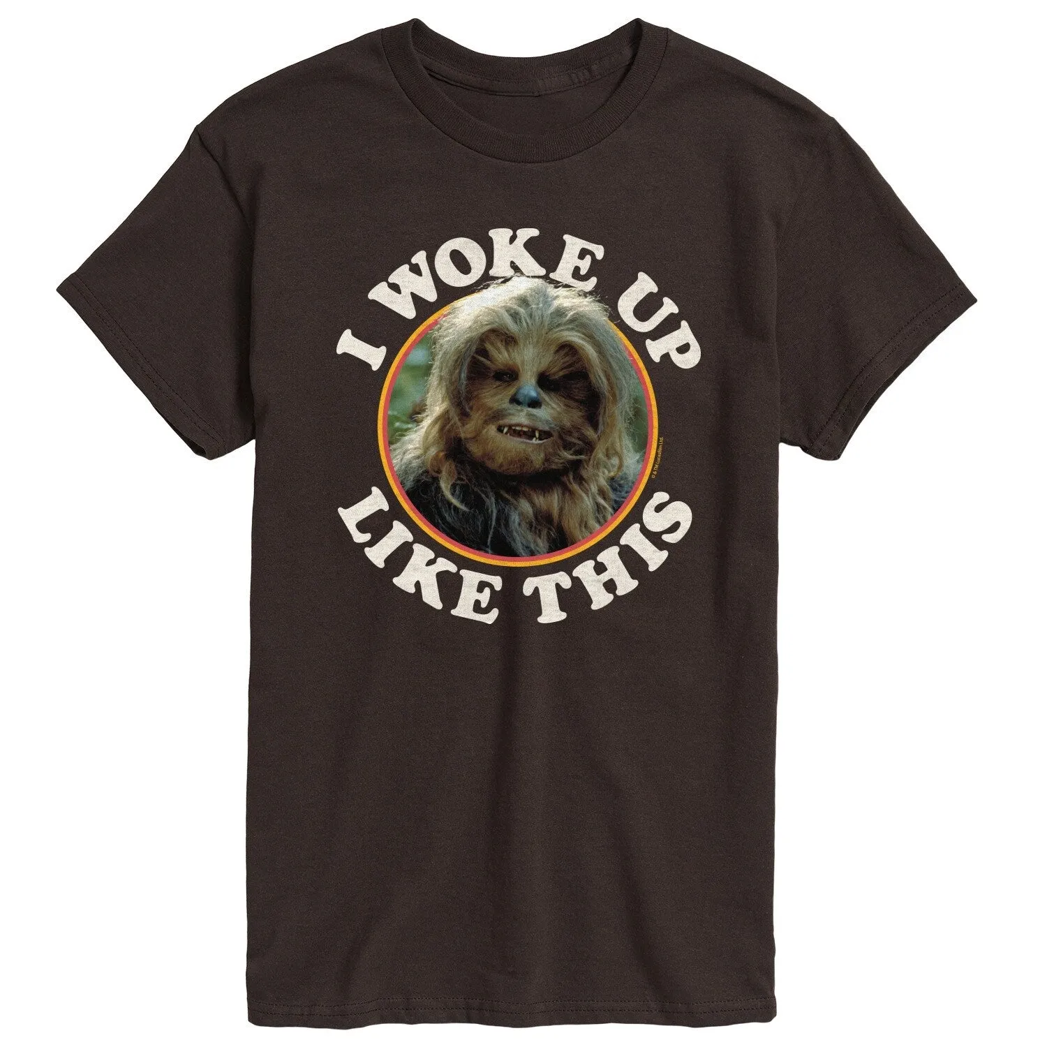 Men's Star Wars Chewie I Woke Up Like This Short Sleeve Tee sold by Zulily