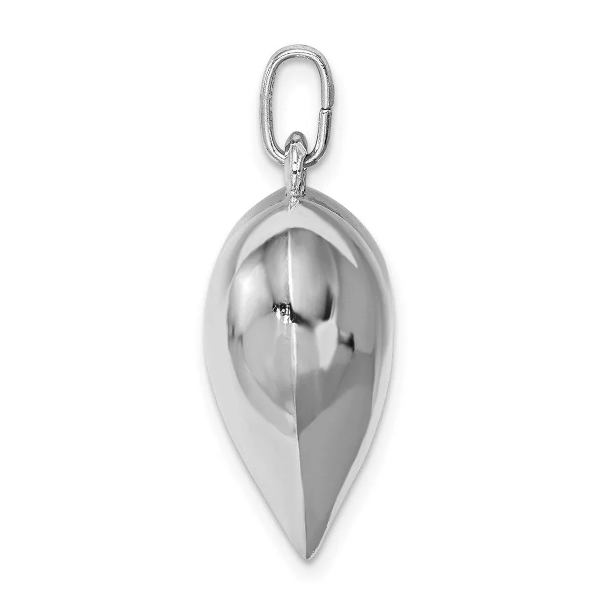 Curata 925 Sterling Silver 18" Puffed Heart Pendant Necklace - 23x21mm sold by Zulily product image thumbnail 3