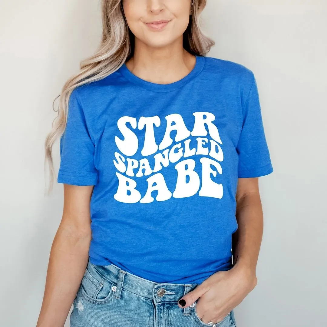 Star Spangled Babe Short Sleeve Crewnneck Tee sold by Zulily product image thumbnail 3
