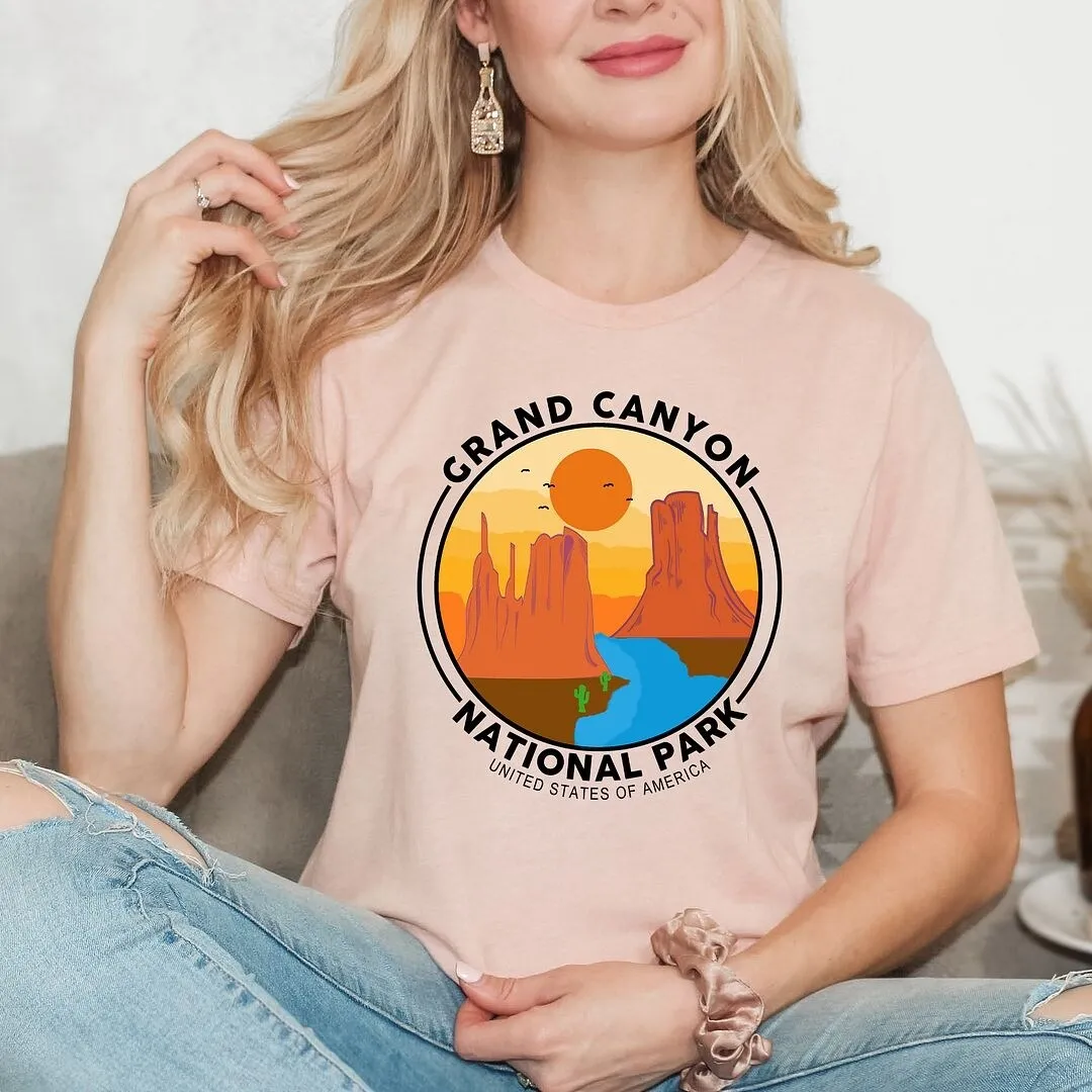 Grand Canyon National Park Badge Short Sleeve Crewnneck Tee sold by Zulily product image thumbnail 3