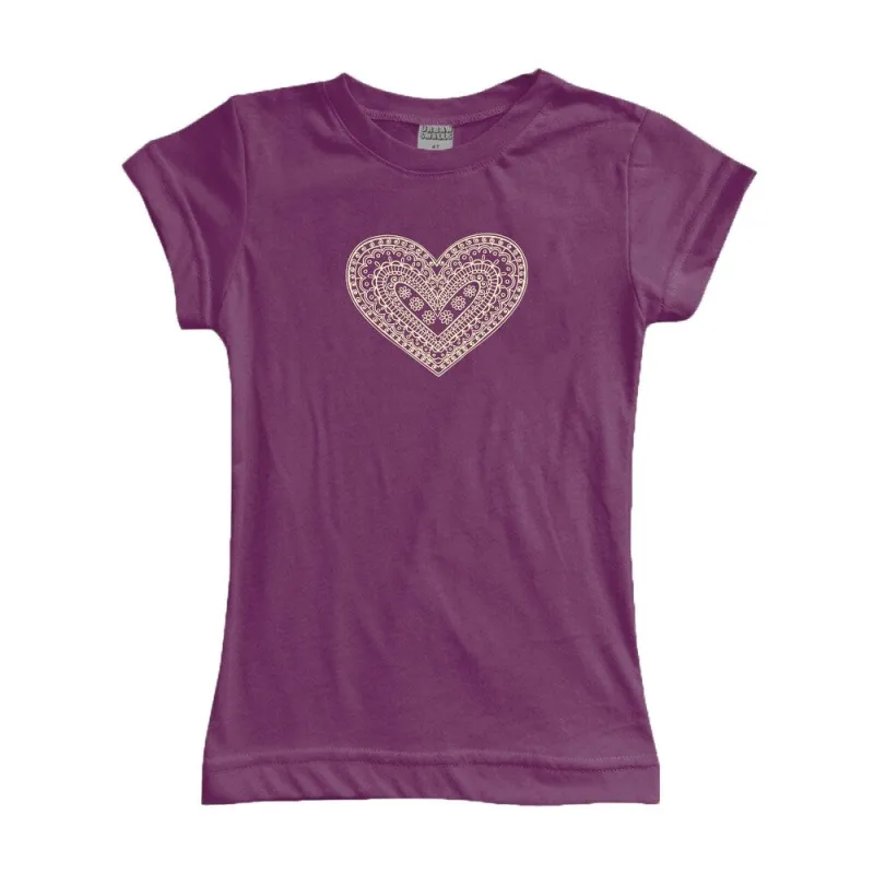Henna heart fitted tee sold by Zulily