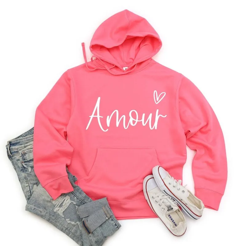 Amour Graphic Hoodie sold by Zulily