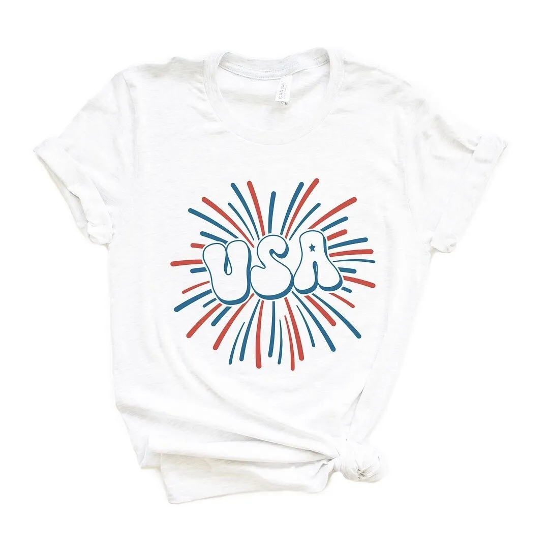 USA Firework Short Sleeve Crewnneck Tee sold by Zulily product image thumbnail 2