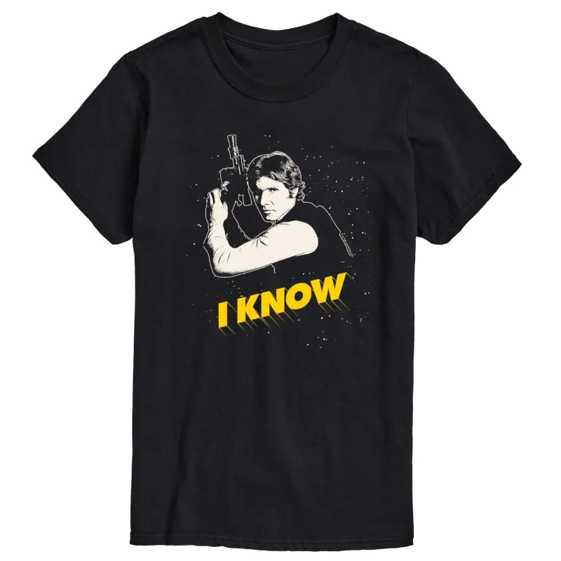 Men's Star Wars Han I Know Valentine Short Sleeve Tee sold by Zulily
