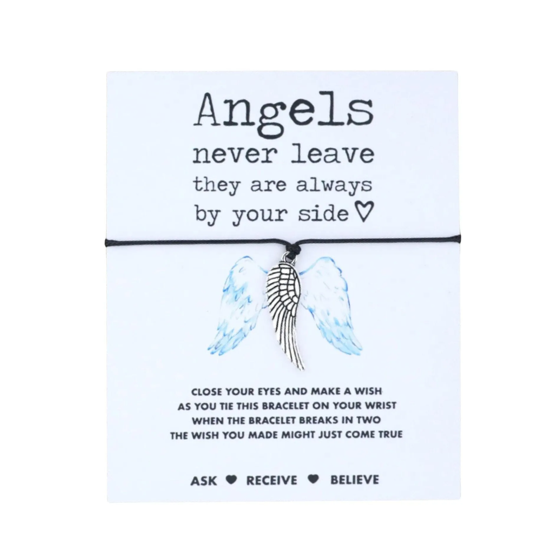 Black & Silvertone Wing Adjustable Bracelet - 5" to 9" sold by Zulily product image thumbnail 2