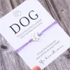 Purple Silvertone Paw Dog Lover Bracelet - 5" to 9" sold by Zulily